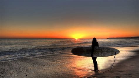 Sunset Beach Surfing Wallpapers - Top Free Sunset Beach Surfing Backgrounds - WallpaperAccess