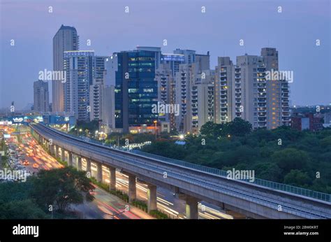 Gurugram skyline hi-res stock photography and images - Alamy