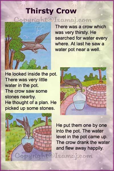 Moral Stories: Thirsty Crow | Kids Moral Stories | Pinterest | Morals ...