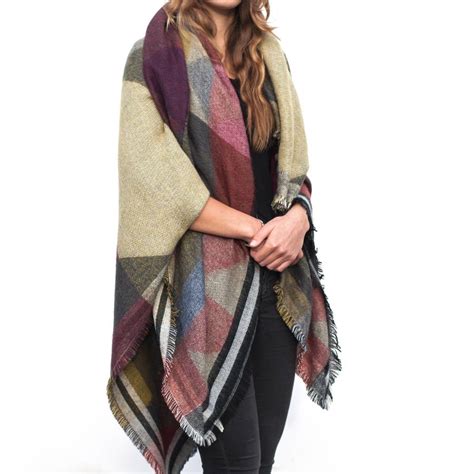 reversible apache blanket scarf by the forest & co | notonthehighstreet.com