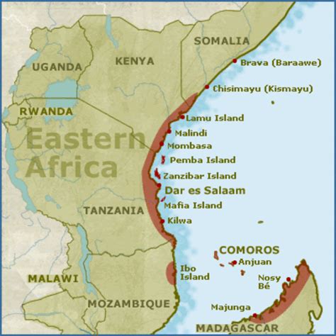 Swahili Coast Timeline | Timetoast timelines