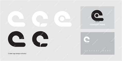 Premium Vector | Minimalist simple modern c letter logo design collection