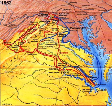 American Civil War Battle Timeline 1862