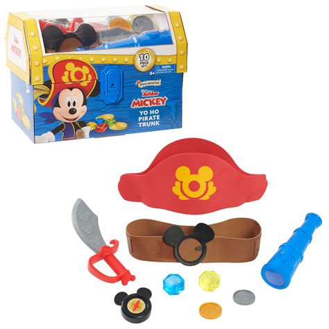 Disney Junior Mickey Mouse Funhouse Treasure Adventure Pirate Ship With ...