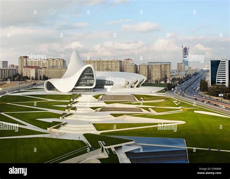 Heydar Alijev Cultural Centre, Baku, Azerbaijan. Architect: Zaha Hadid Architects, 2013 Stock ...