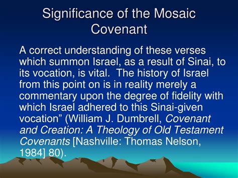 PPT - The Mosaic Covenant PowerPoint Presentation, free download - ID:3646661