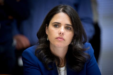 Shaked revives bid to extend civil law to settlements | The Times of Israel