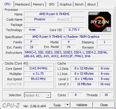 AMD Ryzen 9 7940HS (Razer Blade 14 2023) review