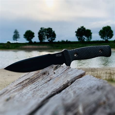 Pochwa skórzana do noża TRC Knives Mille Cuori | Czarna