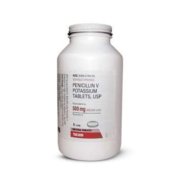 RX PENICILLIN VK 500MG, 500 COUNT, P: shopmedvet.com