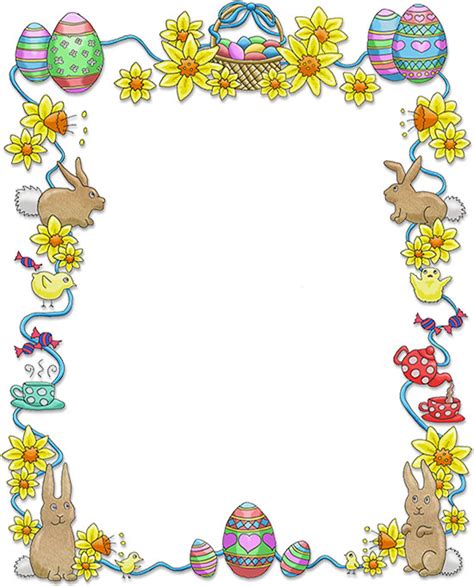 Free Easter Borders - Happy Easter Border Clip Art