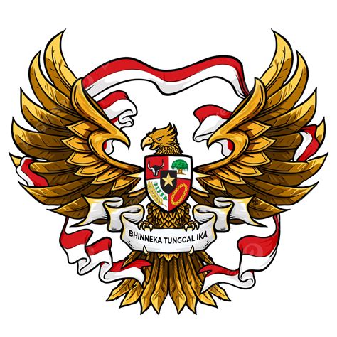 Indonesia Garuda Vector Png Images Garuda Indonesia Illustration With ...