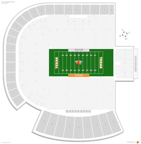 University Of Texas Stadium Seating Map - Printable Maps