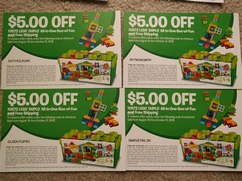 4 more coupons for shop.lego.com : r/legodeal