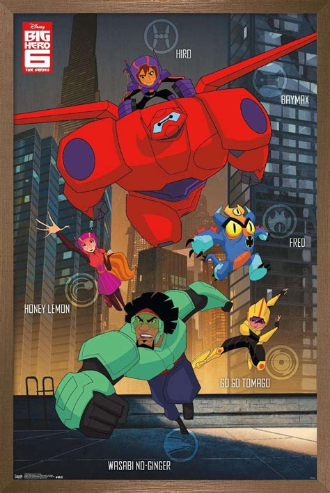 Disney Big Hero 6: The Series - Group Wall Poster, 14.725" x 22.375 ...