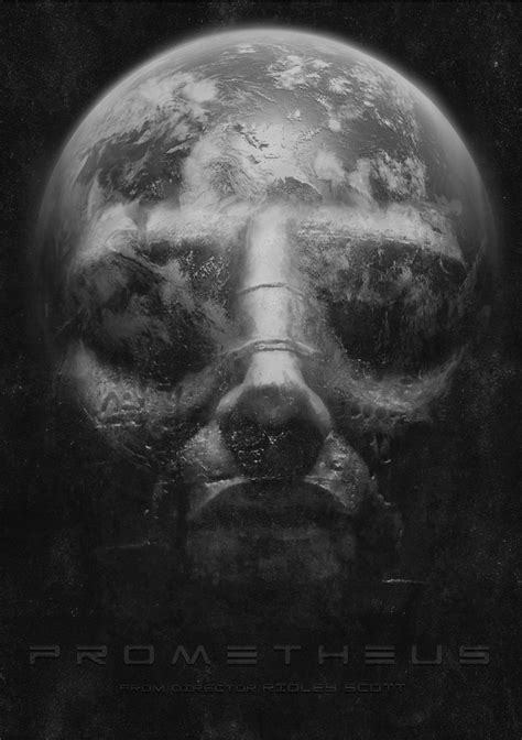 Prometheus movie fan poster on Behance