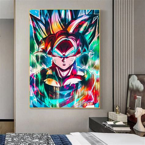 Dragon Ball Posters - Son Goku Canvas Painting Wall Poster » Dragon ...