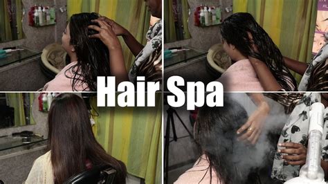 Professional Hair Spa At Home | Hair Smoothing | How To Do Hair Spa - YouTube