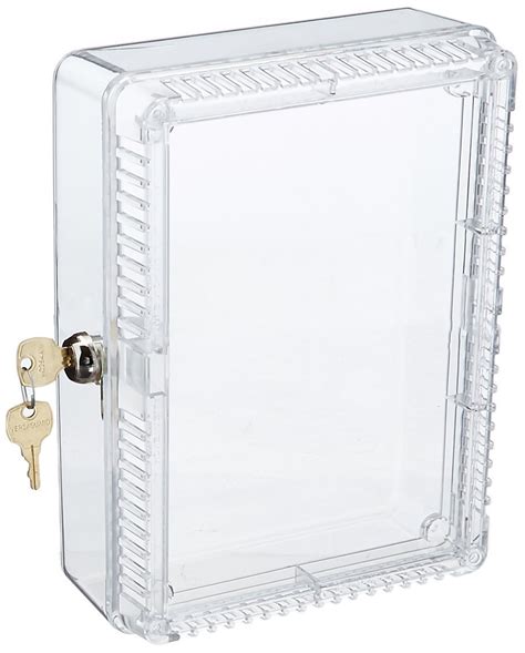 Large Thermostat Guard Ultra Clear Locking Case Anti Tamper Protective Box - Cases, Covers & Skins