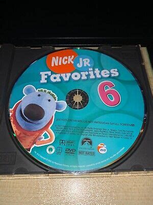 Nick Jr. Favorites 6 DVD *DVD ONLY* 97368518841 | eBay