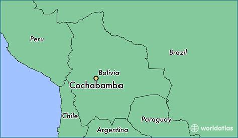 Where is Cochabamba, Bolivia? / Cochabamba, Cochabamba Map - WorldAtlas.com