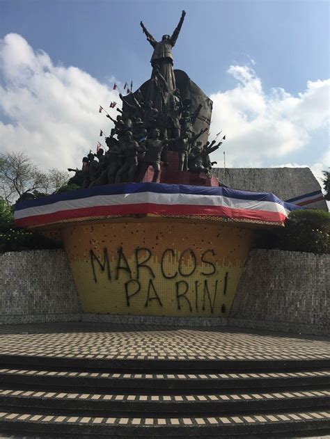 Bongbong on People Power Monument vandalism: It's black propaganda | Inquirer News