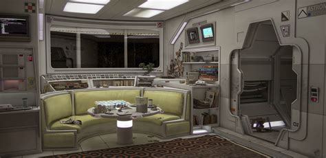 Unique Spaceship Interior | Futuristic Interior