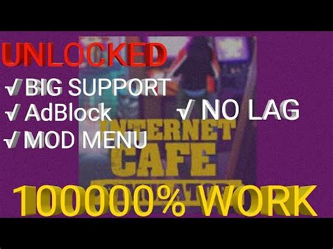 INTERNET CAFE SIMULATOR MOD MENU - YouTube