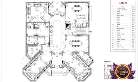 Royal Villa Floor Plan (With images) | Floor plans, Home map design, Luxury house plans