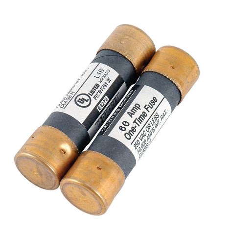 GE 60 Amp Cartridge Type Fuse (2-Pack) 54226 - The Home Depot