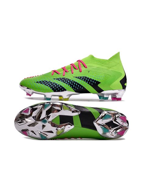 2023 adidas Predator Accuracy .1 FG - Green/Black/Pink/Silver