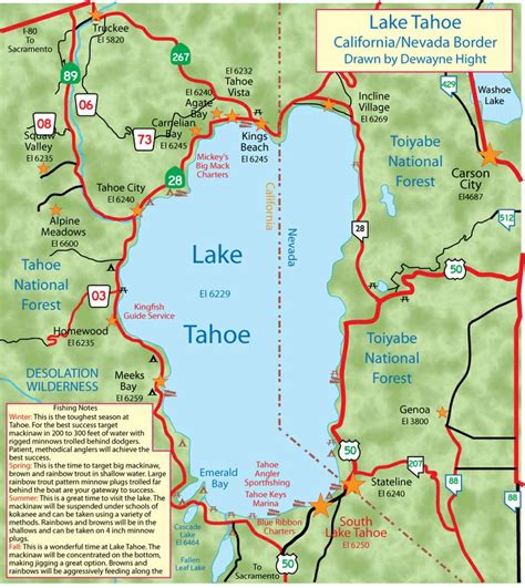 Lake Tahoe | My California Fishing Boat Bucket List | Pinterest