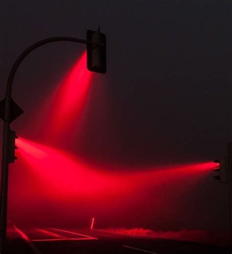 your favorite red aesthetic | Traffic light, Abstract photography, Red traffic light