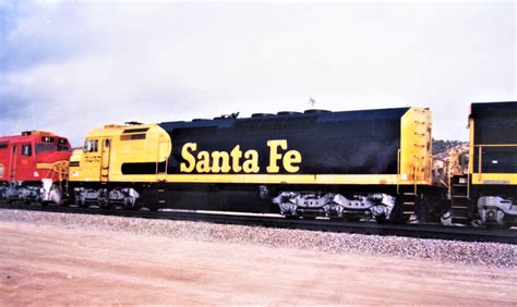 Santa Fe SDP40F locomotive at Cajon Summit in 1992 (3) | Flickr