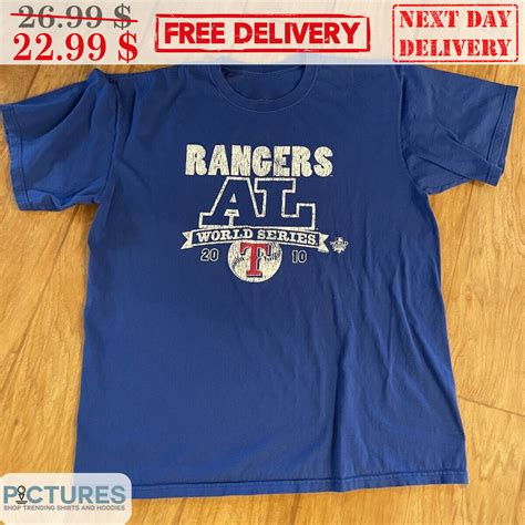 FREE shipping Texas Rangers AL World Series 2010 MLB Vintage Shirt ...