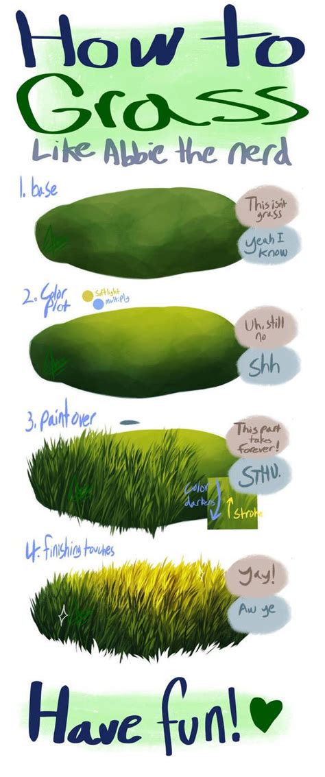 My Grand Grass Guide by alridpath | Painting tutorial, Digital painting tutorials, Art tips