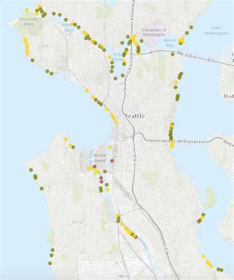 Map of the Week: Seattle’s Secret Beaches - The Urbanist