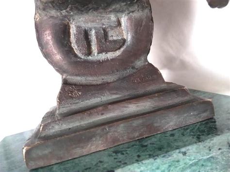 WW2 GERMAN NAZI THIRD REICH NSDAP DESKTOP EAGLE STATUE MARBLE BASE MARKED