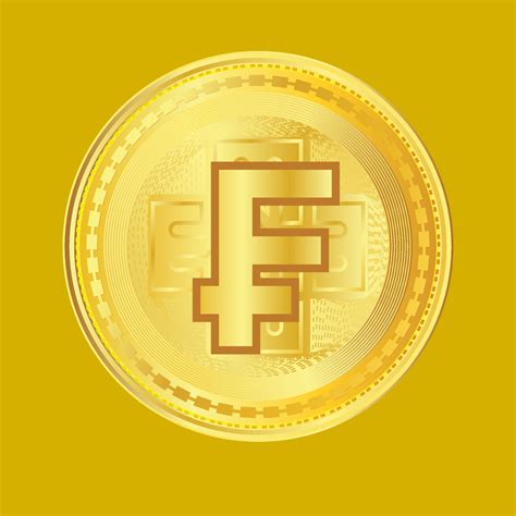 Digital Currency Symbol of Swiss Frank 6324641 Vector Art at Vecteezy