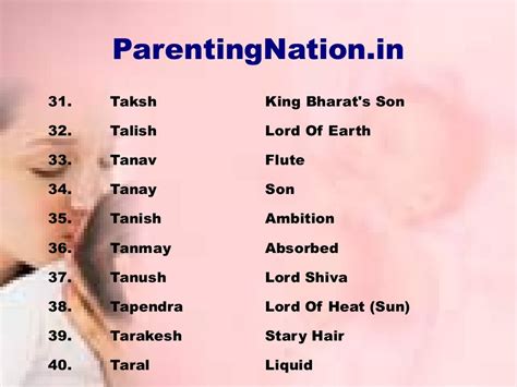 Tula Rashi Baby Boy Names With Meanings