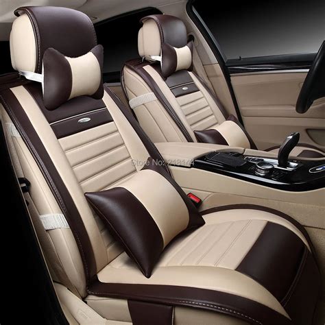 2015 New Car Styling Auto Seat Covers Set universal Ergonomic Design ...