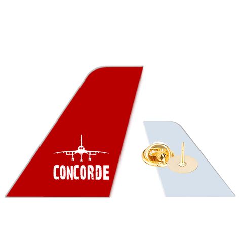 Concorde & Plane Designed Tail Shape Badges & Pins – Aviation Shop