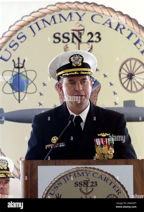 US Navy Commanding Officer of the nuclear-powered attack submarine USS ...