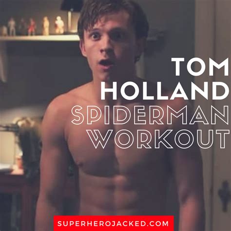 Tom Holland Workout Routine and Diet Plan | Workout routine for men ...