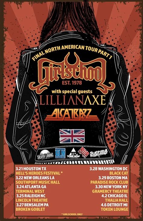 GIRLSCHOOL Announce 'Final Full Tour' Of U.S. In March 2024 - Loaded Radio