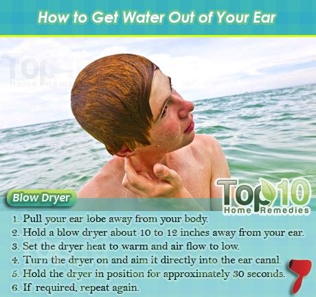 How to Get Water Out of Your Ear | Top 10 Home Remedies