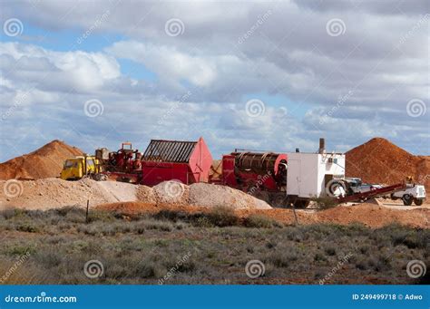 Opal Mining stock photo. Image of desert, landmark, travel - 249499718