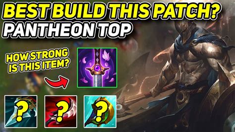 What Is The Best Build For Pantheon On New Patch? Unranked to Masters Series - YouTube