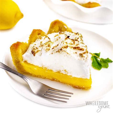 Keto Lemon Meringue Pie - Wholesome Yum