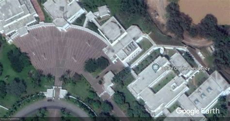 Aerial View Of Aso Rock Presidential Complex As Captured On Google ...